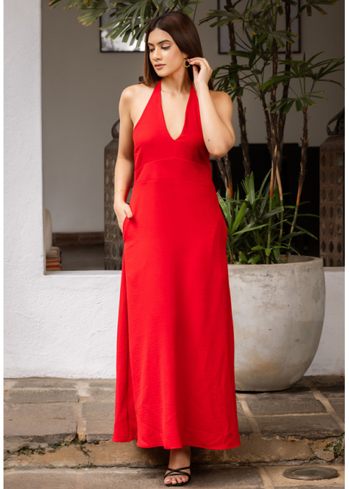 ALICE RED MAXI DRESS
